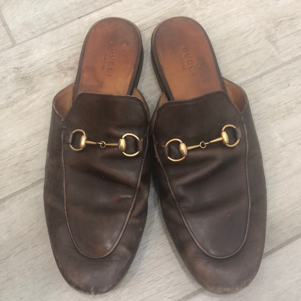 Authentic Gucci princetown mules